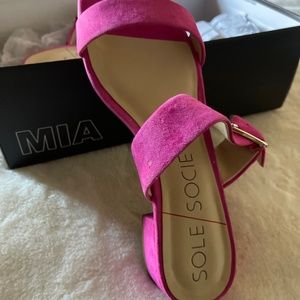 Pink Sole Society sandals